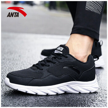 安踏（ANTA）跑步鞋黑/安踏白-4 40