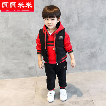紅色男孩保暖套裝