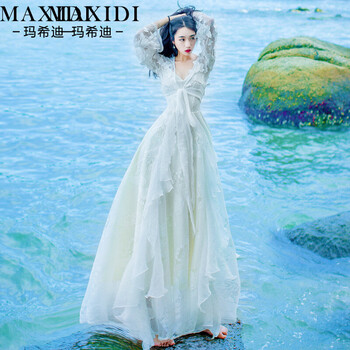 瑪希迪（MAXIDI） 大花，碎花  連衣裙