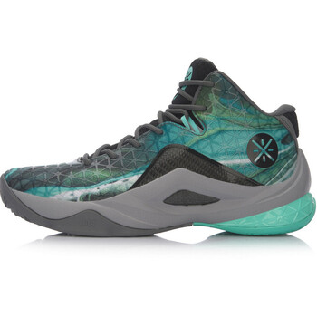 李寧（LI-NING）籃球鞋影灰色/淺玉綠/凝雪灰 44，45以上，43.5