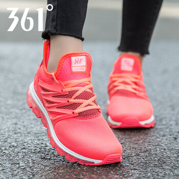 361°跑步鞋貝玲粉/361度白 35，36，37，38，39，40