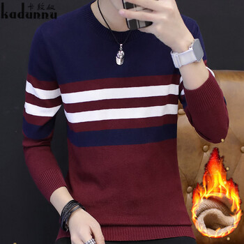 卡敦奴（kadunnu） 長袖 男士T恤 酒紅加絨 XL，L，XXXL，M，加大，XXL