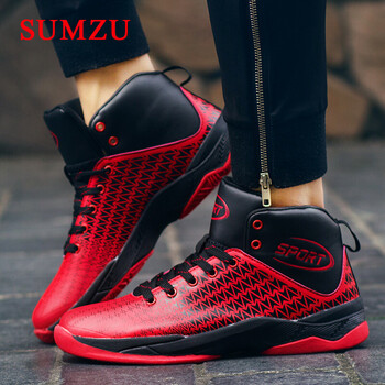 sumzu籃球鞋紅色 