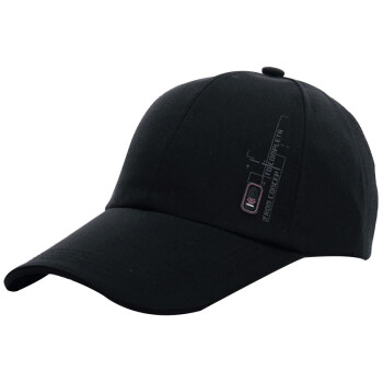 MAXVIVI 棒球帽男 韩版休闲户外运动棒球帽情侣款 MMZ743003 黑色
