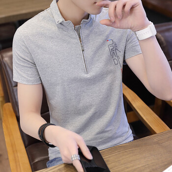 澳以純純 短袖 男士T恤 灰色 XL，L，M