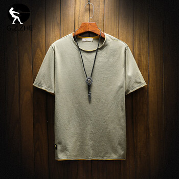 工作者（G.Z.ZHE） 長(zhǎng)袖 男士T恤 淺綠色 S，XL，L，加大，M，XXXL，XXL
