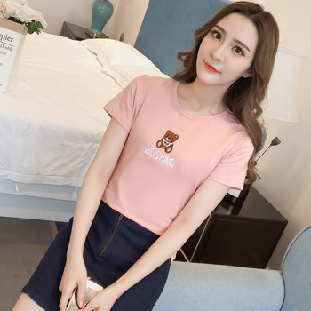 修身型卡通女上衣
