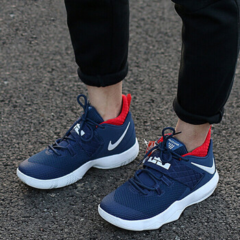 耐克（NIKE）籃球鞋AH7580-400 詹姆士寶石藍(lán) 44