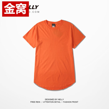 罕都（HANDU） 短袖 男士T恤 橙色 S，XL，L，M