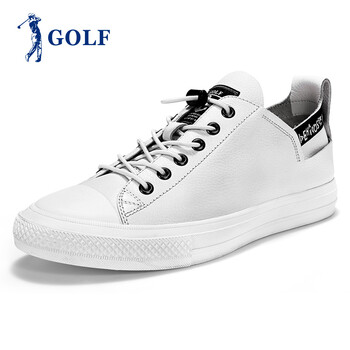 高爾夫（GOLF）男士白色松緊扣 40