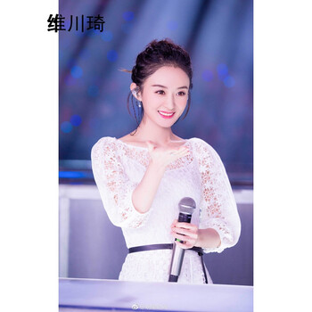 維川琦（WEICHUANQI） 純色 蕾絲 連衣裙