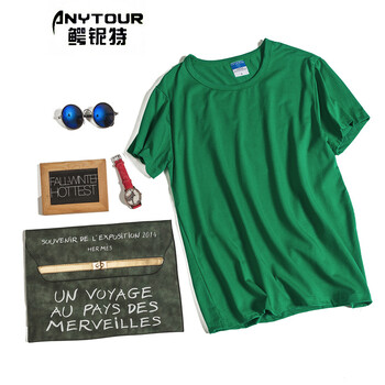 鱷鈮特（ANYTOUR） 短袖 男士T恤 綠色 S，XL，L，M，XXL，XXXL
