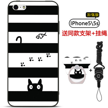 iphone5 殼 貓
