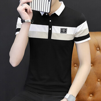卡仕藍(lán) 短袖 男士T恤 黑色 XL，L，加大，XXL，M，XXXL