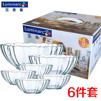 玻璃碗6件套裝