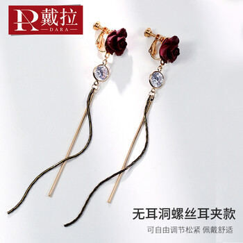 紫紅色耳環(huán)