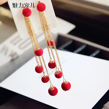 精致流蘇耳環(huán)，打造優(yōu)雅美girl