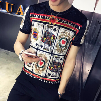 卡祿奴 短袖 男士T恤 老K 