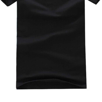 細膩一生 短袖 男士T恤 黑色圓領(lǐng) M