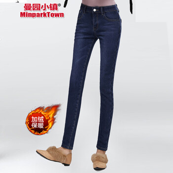 曼園小鎮(zhèn)（Minpark Tonn） 高腰  女 長(zhǎng)褲 牛仔褲