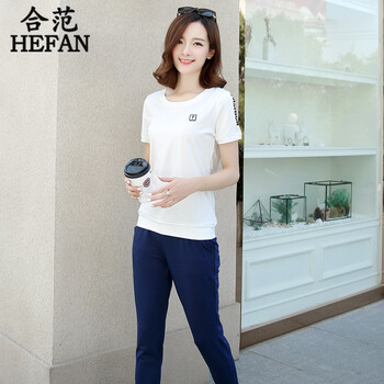合范（HEFAN） 口袋 短袖 T恤 女 圓領(lǐng)