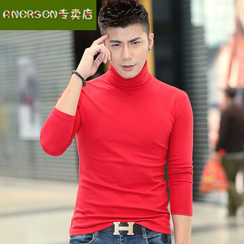 ANERSEN 長(zhǎng)袖 男士T恤 紅色 XL，L，M，XXL