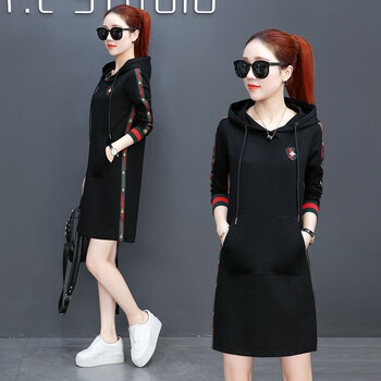 風(fēng)沙渡 純色 口袋 連衣裙