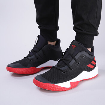 阿迪達(dá)斯（Adidas）籃球鞋一號(hào)黑CQ0522 44.5