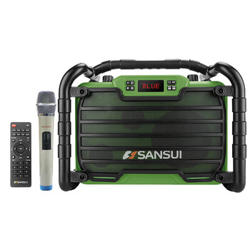 山水（SANSUI） SS2-06 音箱/音響 軍綠色（單話筒）