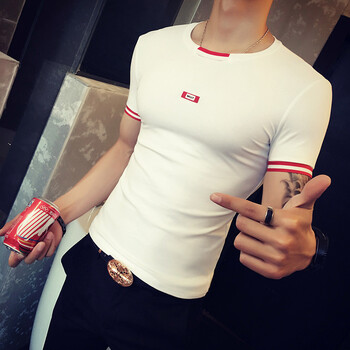 C2潮朝（C2 CHAOZHAO） 短袖 男士T恤 白色 XL，L，M，XXL，XXXL