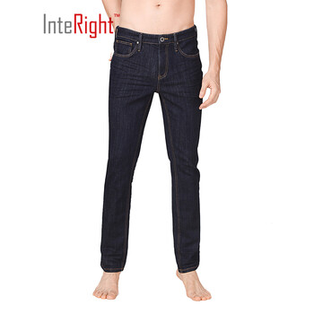 INTERIGHT 小腳褲 青春休閑 男士牛仔褲
