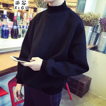 西谷（xigu） 長袖 男士T恤 黑色 S，XL，L，M，XXL