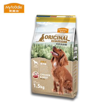 麥富迪（Myfoodie） 鴨肉口味全階段狗糧 雞肉+牛肉小型犬成犬1.5kg