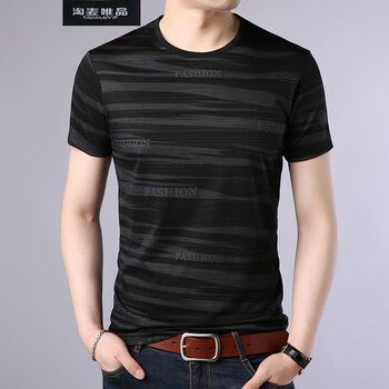 淘麥唯品（TAOMAIVIP） 短袖 男士T恤 黑色 S，XL，L，XXL，M，XXXL