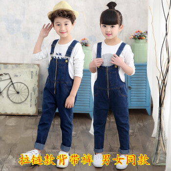 吊帶牛仔褲男童