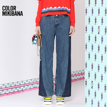 COLORMIKIBANA   女 長褲 牛仔褲