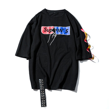 BOYXCO 七分袖 男士T恤 黑色 S，XL，L，XXL，M