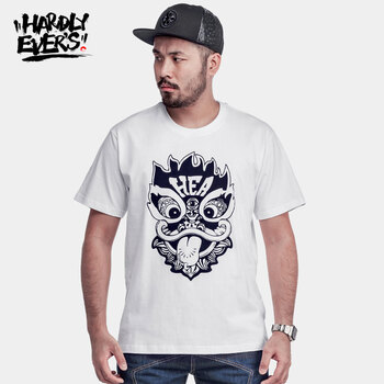 Hardly Ever's 短袖 男士T恤 白色A S，XL，L，M，XXXL，XXL