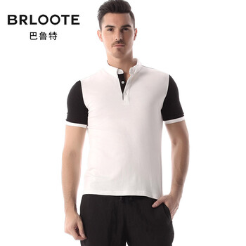 巴魯特（Brloote） 短袖 男士T恤 白色 XL