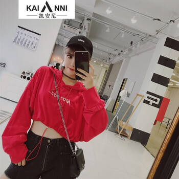 凱安尼（KAIANNI） 印花 短袖 T恤 女 連帽