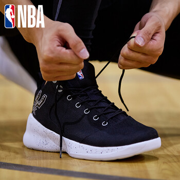 NBA籃球鞋馬刺灰/黑/白-4 