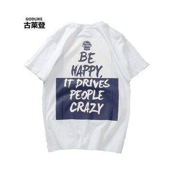 古萊登（GODLIKE） 短袖 男士T恤 白色 S，XL，L，XXL，M，XXXL