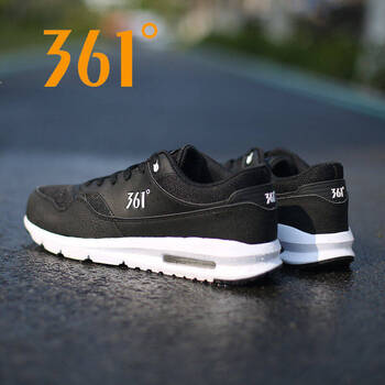 361度跑步鞋黑色/361度白【網(wǎng)面】 39