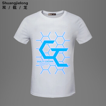 雙截龍（shuangjielong） 短袖 男士T恤 短袖-白色罪惡王冠 S，XL，L，XXL，M