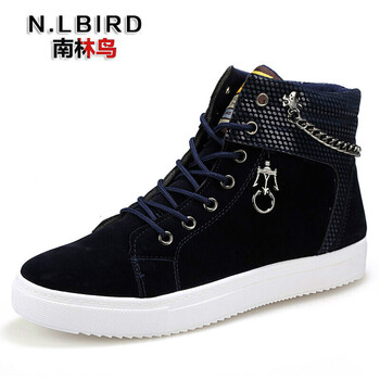 南林鳥（N.L BIRD）男士藍色男靴 40