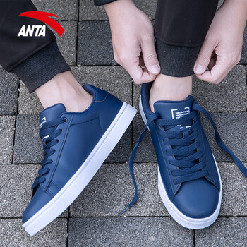 安踏（ANTA）板鞋海岸藍/安踏白-3 39，40.5，40，41，42.5，42，43，44.5