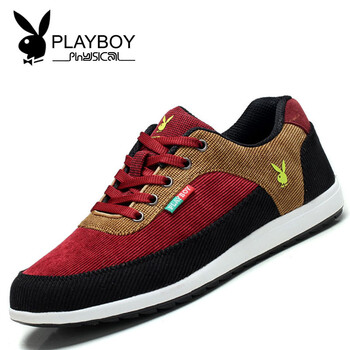 花花公子（PLAYBOY）男士棗紅/黑 42