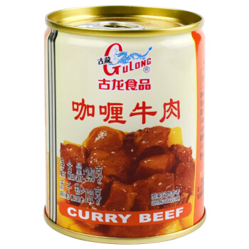 古龙食品 咖喱牛肉罐头 下饭菜 户外肉罐头240g速食米饭浇头菜