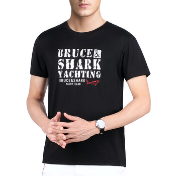布魯斯鯊魚（Bruce & Shark） 短袖 男士T恤 黑色 