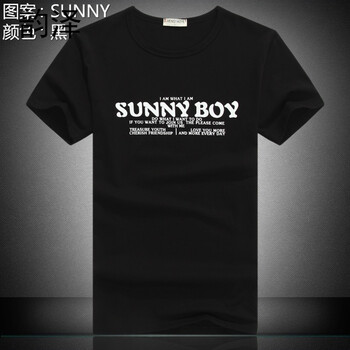 韻澤（YUNZE） 長(zhǎng)袖 男士T恤 SUNNY 黑 M
